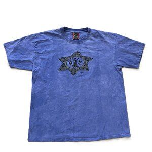 Dagoli Spirit T-Shirt Celebrating Woman Purple Tie Dye Vintage Y2K Madein Canada